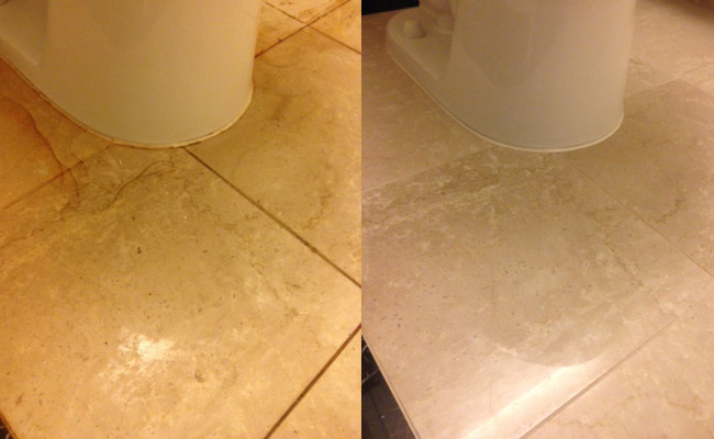 Marble Floor Before and After