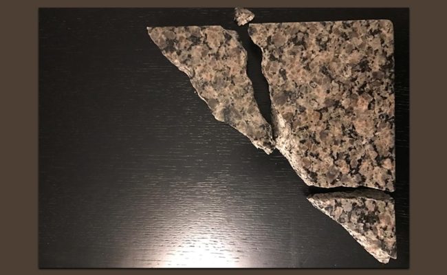 Granite Broken In Pieces