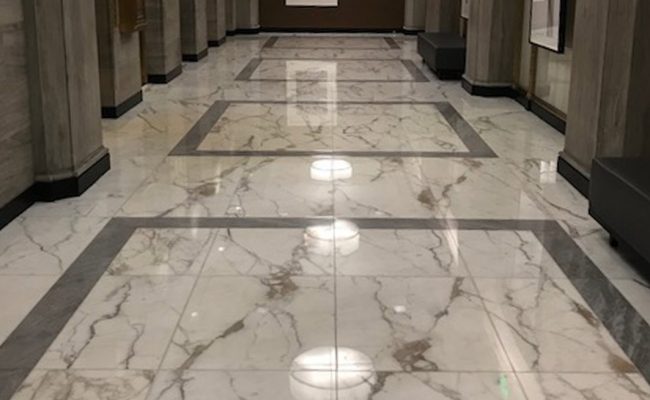 Marble Floor Beautifully Refinished