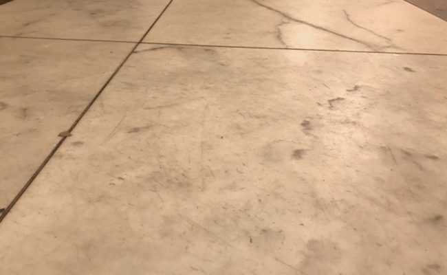 Marble Lobby Floor Restoration