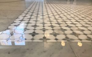 Marble Mosaic Floor Lippage Removal