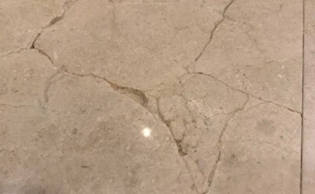 Marble Floor Crack