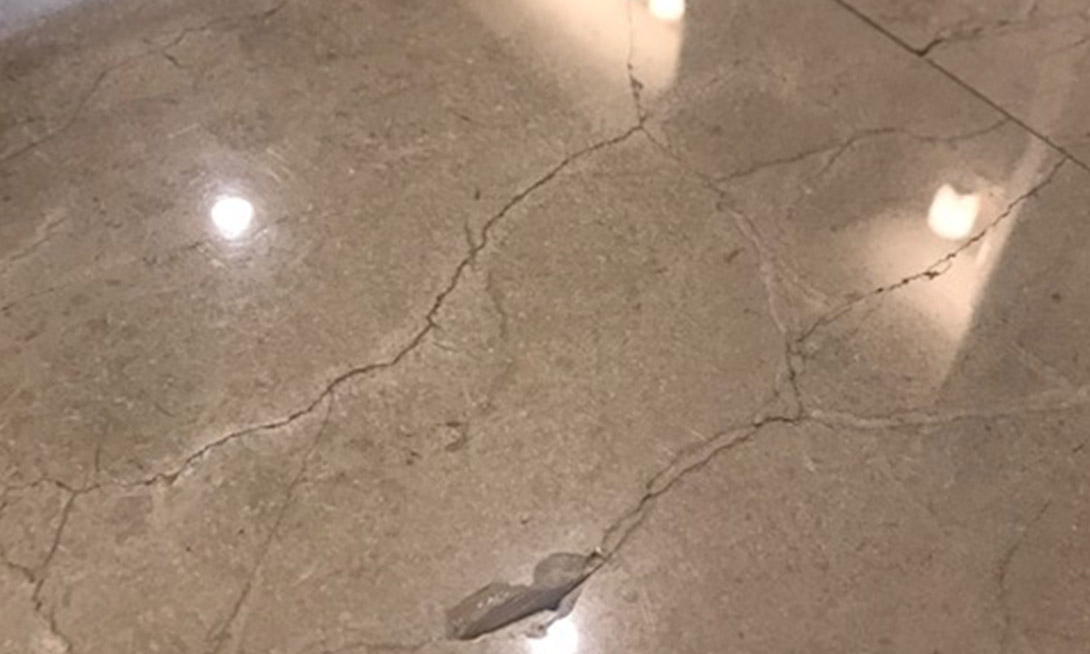 Marble Floor Dull Finish