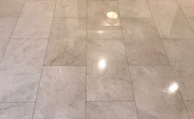 Marble Floor Refinished
