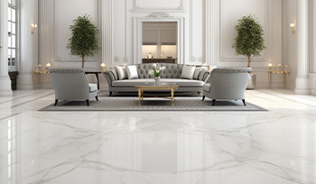 polished marble floor